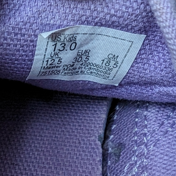 VANS glitter old skool classic sneakers size 13 - Picture 9 of 9